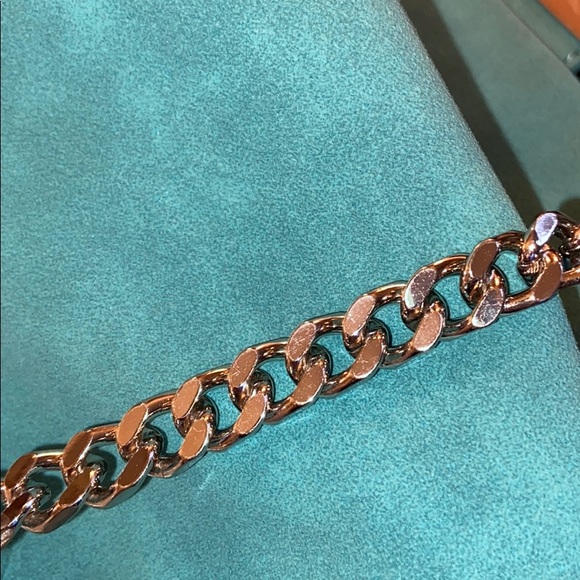 Faux suede fold over clutch - Picture 3 of 3